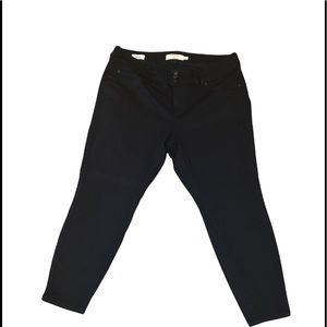 Torrid Jegging Denim Skinny Jeans Plus Size Bottoms XXL 20 Short Black NWOT